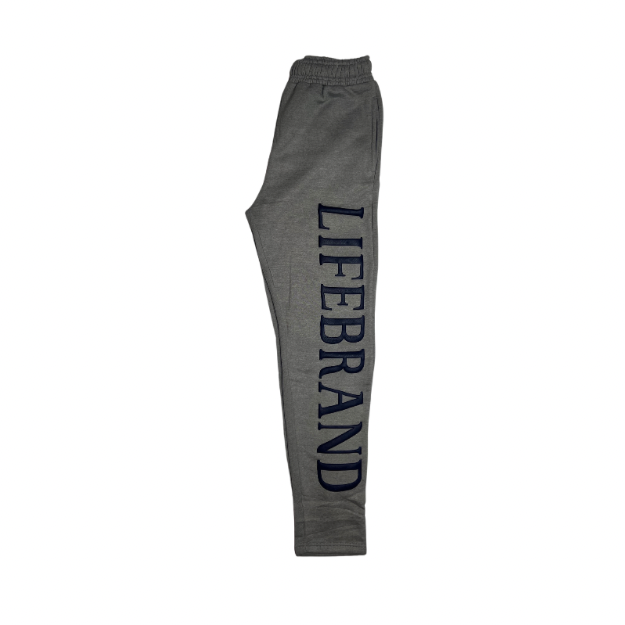 Straight Leg Sweatpants - Grey