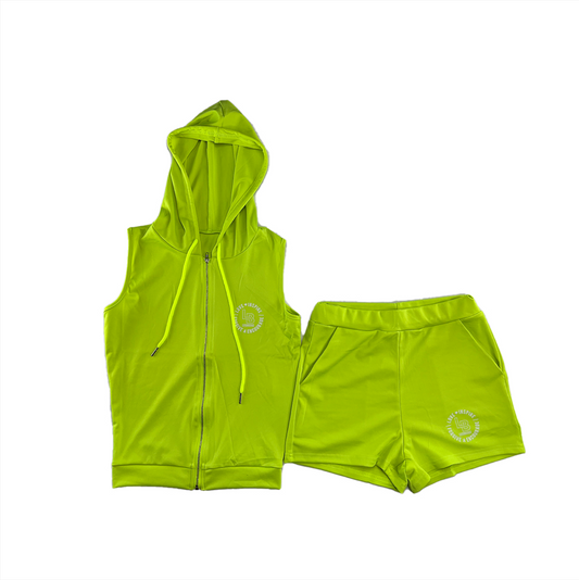 I see you Women’s Short Set (Neon Green)